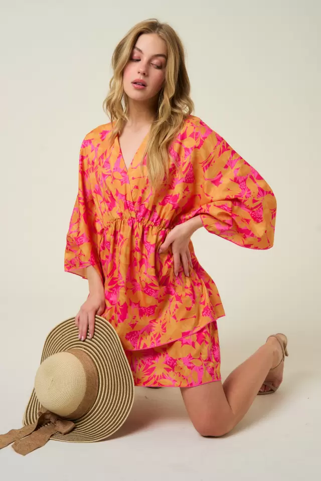 wholesale clothing idm9775b abstract pattern woven mini dress 143Story